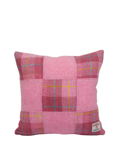 Harris Tweed Patchwork Cushion - A0223 & 210