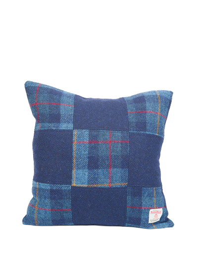 Harris Tweed Patchwork Cushion A075 & 320