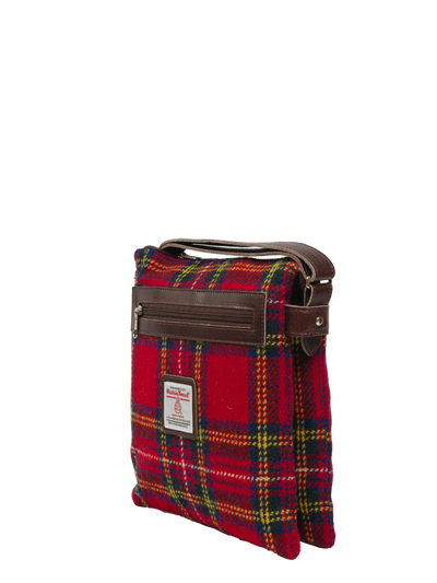 Harris Tweed St Clements Bag - A0217 (Brown Leather)