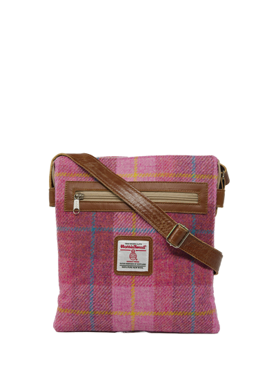 Harris Tweed St Clements Bag - A0223 (Tan Leather)