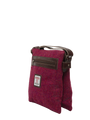 Harris Tweed St Clements Bag - HB120 (Brown Leather)