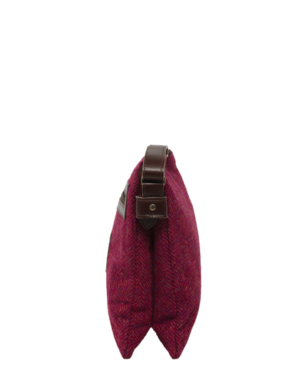 Harris Tweed St Clements Bag - HB120 (Brown Leather)