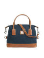Harris Tweed St Kilda Bag - HB104 (Tan Leather)