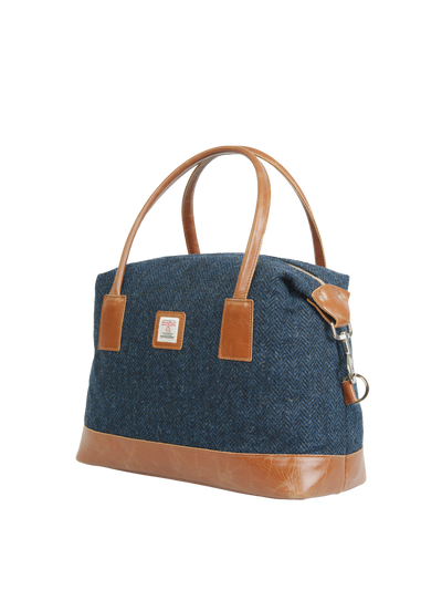 Harris Tweed St Kilda Bag - HB104 (Tan Leather)