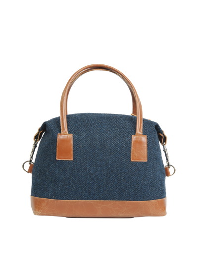 Harris Tweed St Kilda Bag - HB104 (Tan Leather)