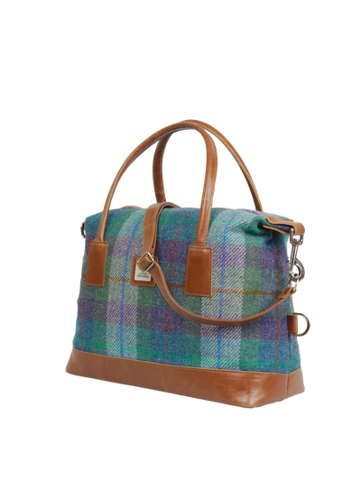 Harris Tweed St Kilda Bag - A0173 (Tan Leather)
