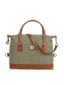 Harris Tweed St Kilda Bag - HB52 (Tan Leather)