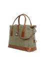 Harris Tweed St Kilda Bag - HB52 (Tan Leather)