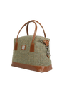 Harris Tweed St Kilda Bag - HB52 (Tan Leather)