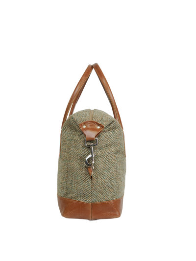 Harris Tweed St Kilda Bag - HB52 (Tan Leather)