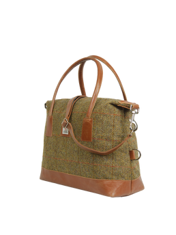 Harris Tweed St Kilda Bag HB67 (Tan Leather)