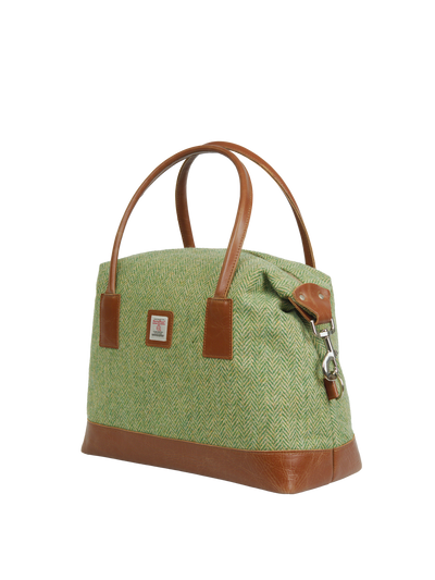 Harris Tweed St Kilda Bag - NHB1 (Tan Leather)