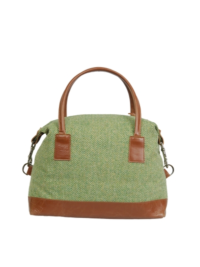 Harris Tweed St Kilda Bag - NHB1 (Tan Leather)