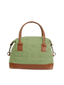 Harris Tweed St Kilda Bag - NHB1 (Tan Leather)