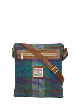 Harris Tweed St Clements Bag - A0173 (Tan Leather)