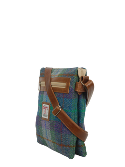 Harris Tweed St Clements Bag - A0173 (Tan Leather)