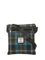 Harris Tweed St Clements Bag - A0204 (Black Leather)