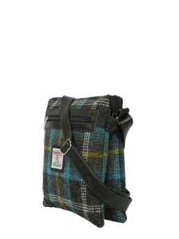 Harris Tweed St Clements Bag - A0204 (Black Leather)