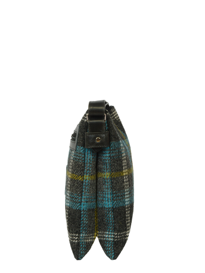 Harris Tweed St Clements Bag - A0204 (Black Leather)