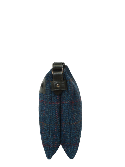 Harris Tweed St Clements Bag - A0260 (Black Leather)