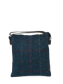 Harris Tweed St Clements Bag - A0260 (Black Leather)