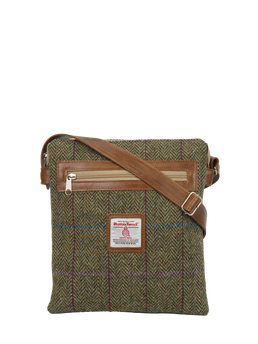 Harris Tweed St Clements Bag - HB162 (Tan Leather)