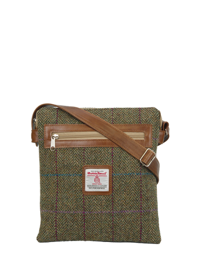 Harris Tweed St Clements Bag - HB162 (Tan Leather)