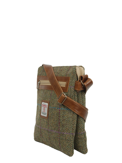 Harris Tweed St Clements Bag - HB162 (Tan Leather)