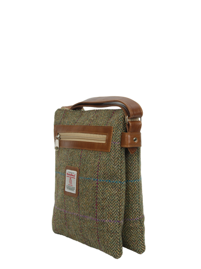 Harris Tweed St Clements Bag - HB162 (Tan Leather)