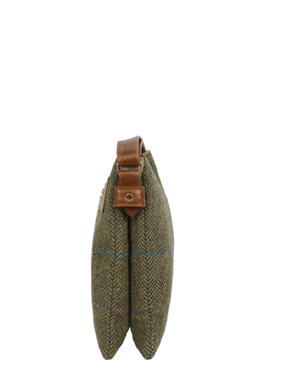 Harris Tweed St Clements Bag - HB162 (Tan Leather)