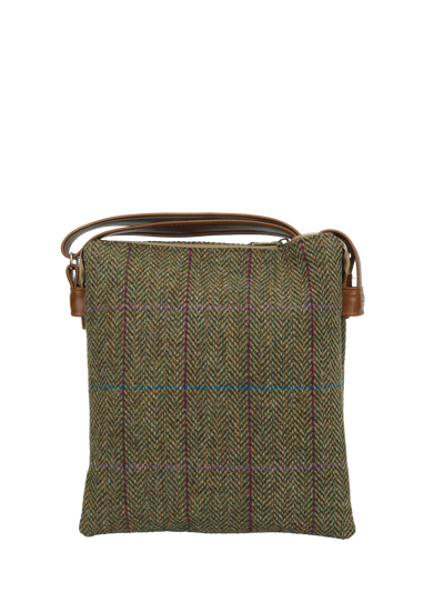 Harris Tweed St Clements Bag - HB162 (Tan Leather)