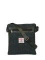 Harris Tweed St Clements Bag - HB80 (Black Leather)