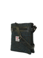 Harris Tweed St Clements Bag - HB80 (Black Leather)