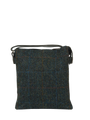 Harris Tweed St Clements Bag - HB80 (Black Leather)