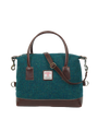 Harris Tweed St Kilda Bag - 334 (Brown Leather)