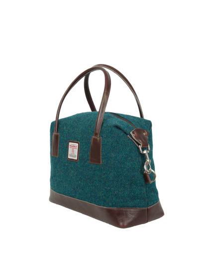 Harris Tweed St Kilda Bag - 334 (Brown Leather)
