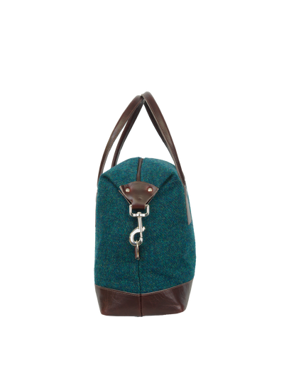 Harris Tweed St Kilda Bag - 334 (Brown Leather)