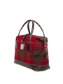 Harris Tweed St Kilda Bag A001 (Brown Leather)