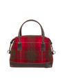 Harris Tweed St Kilda Bag A001 (Brown Leather)