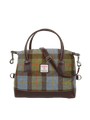 Harris Tweed St Kilda Bag - A017 (Brown Leather)