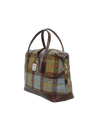 Harris Tweed St Kilda Bag - A017 (Brown Leather)