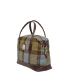 Harris Tweed St Kilda Bag - A017 (Brown Leather)