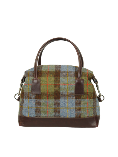 Harris Tweed St Kilda Bag - A017 (Brown Leather)