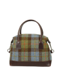 Harris Tweed St Kilda Bag - A017 (Brown Leather)