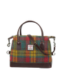 Harris Tweed St Kilda Bag - A0194 (Brown Leather)