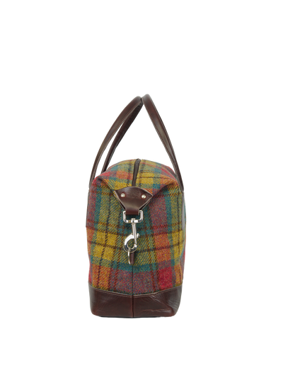 Harris Tweed St Kilda Bag - A0194 (Brown Leather)
