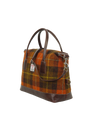 Harris Tweed St Kilda Bag A0258 (Brown Leather)