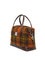 Harris Tweed St Kilda Bag A0258 (Brown Leather)