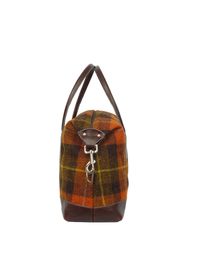 Harris Tweed St Kilda Bag A0258 (Brown Leather)