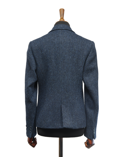 Harris Tweed Tammy Jacket Navy Herringbone